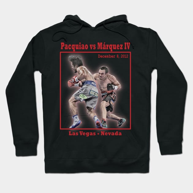 Pacquiao vs Marquez Red Hoodie by FightIsRight